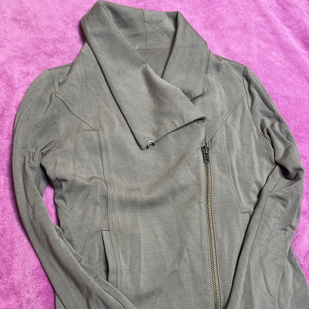 HELMUT LANG SOFT ASYMMETRICAL JACKET SZ S